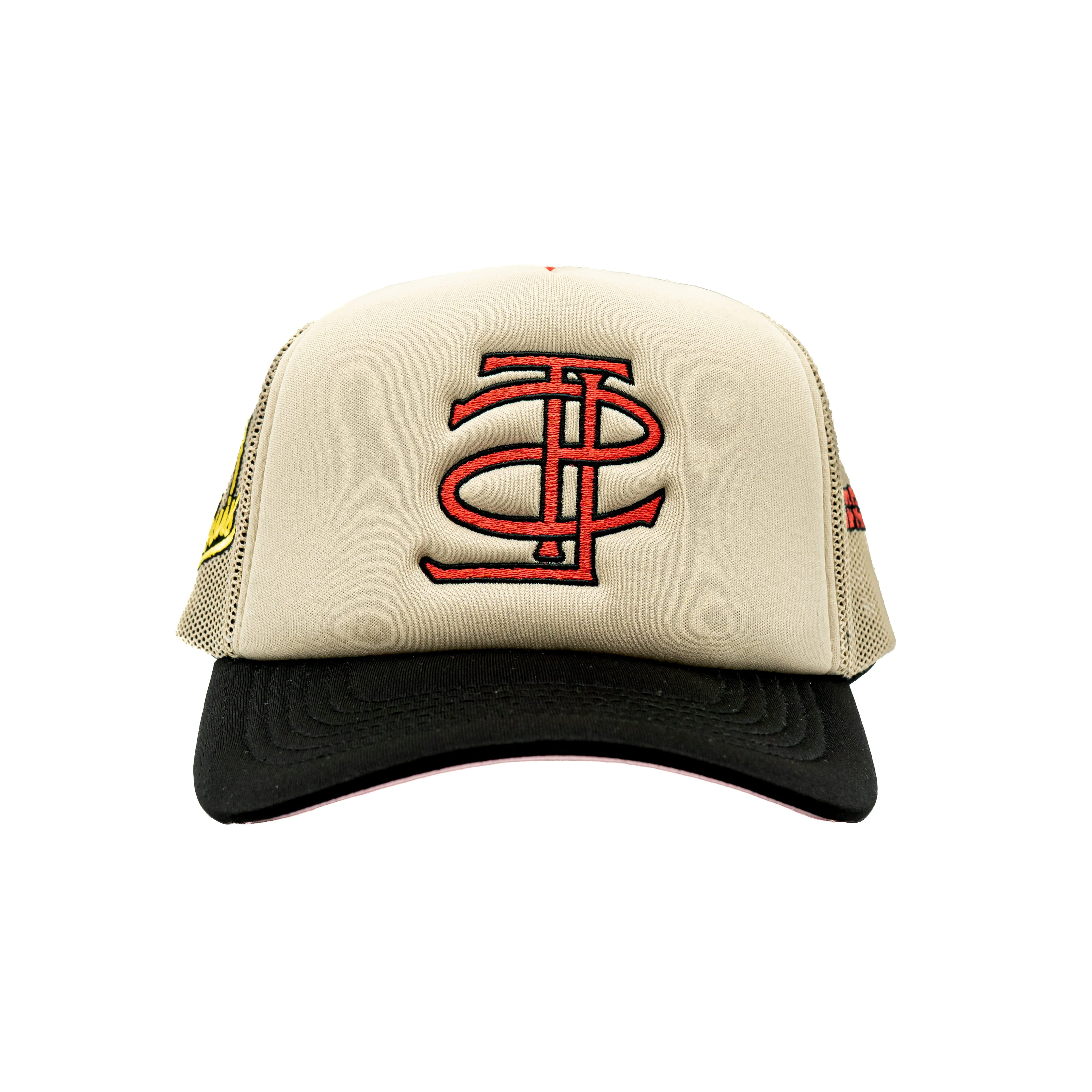 St. Louis Hat - Beige & Black