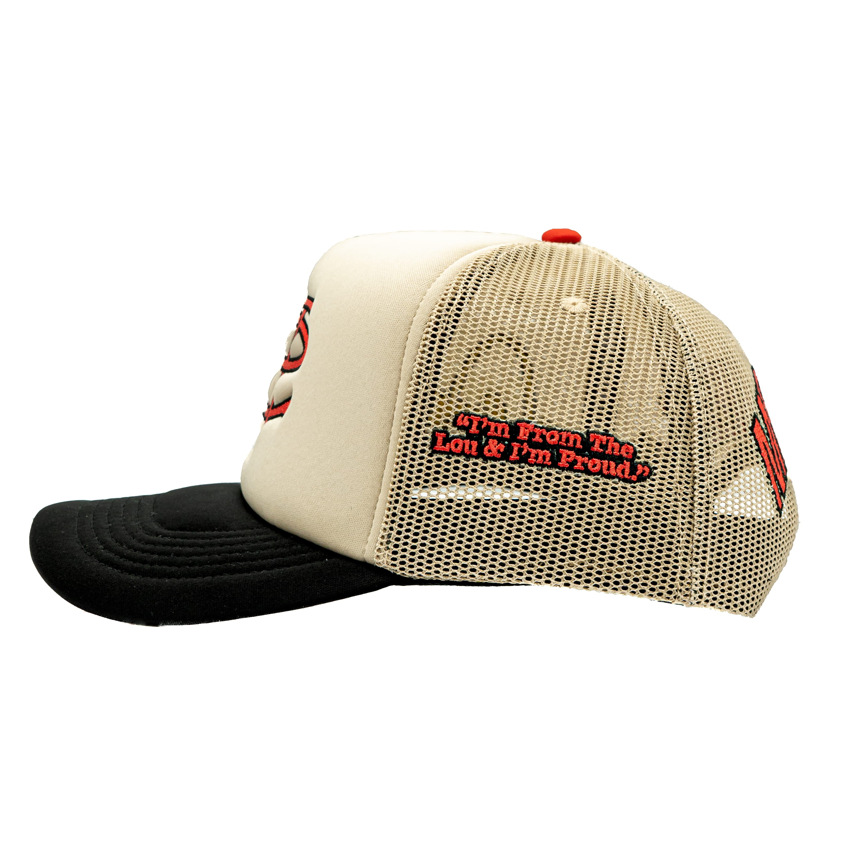 St. Louis Hat - Beige & Black