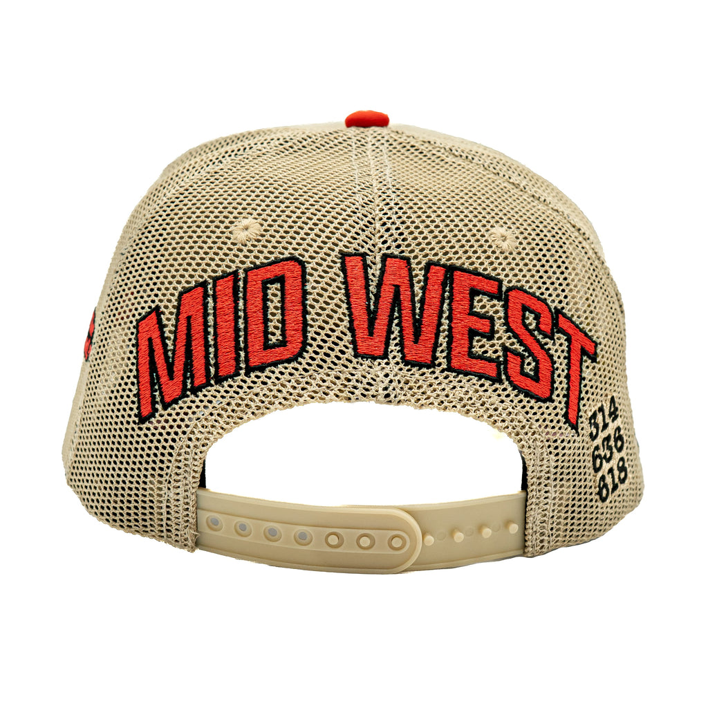 St. Louis Hat - Beige & Black