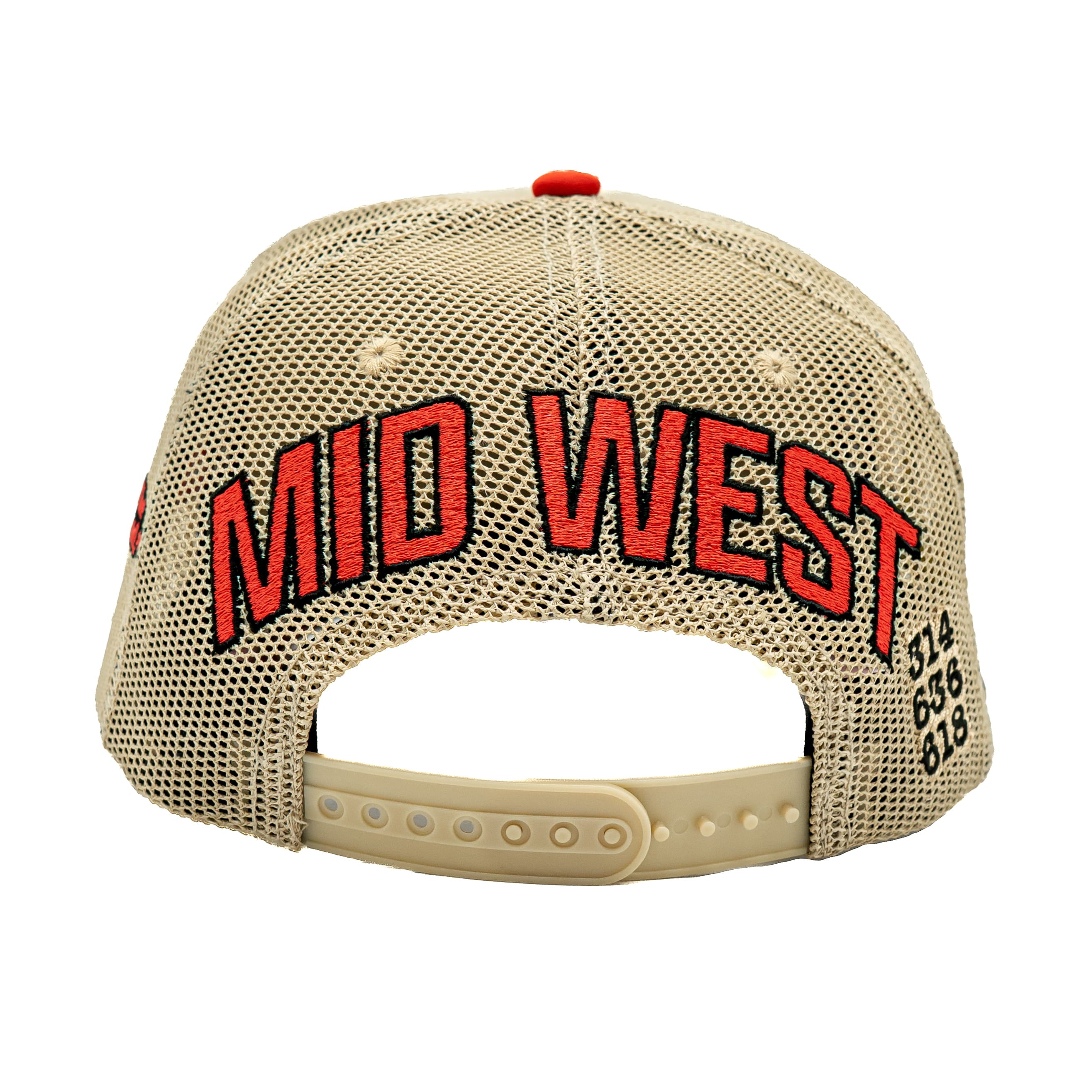 St. Louis Hat - Beige & Black