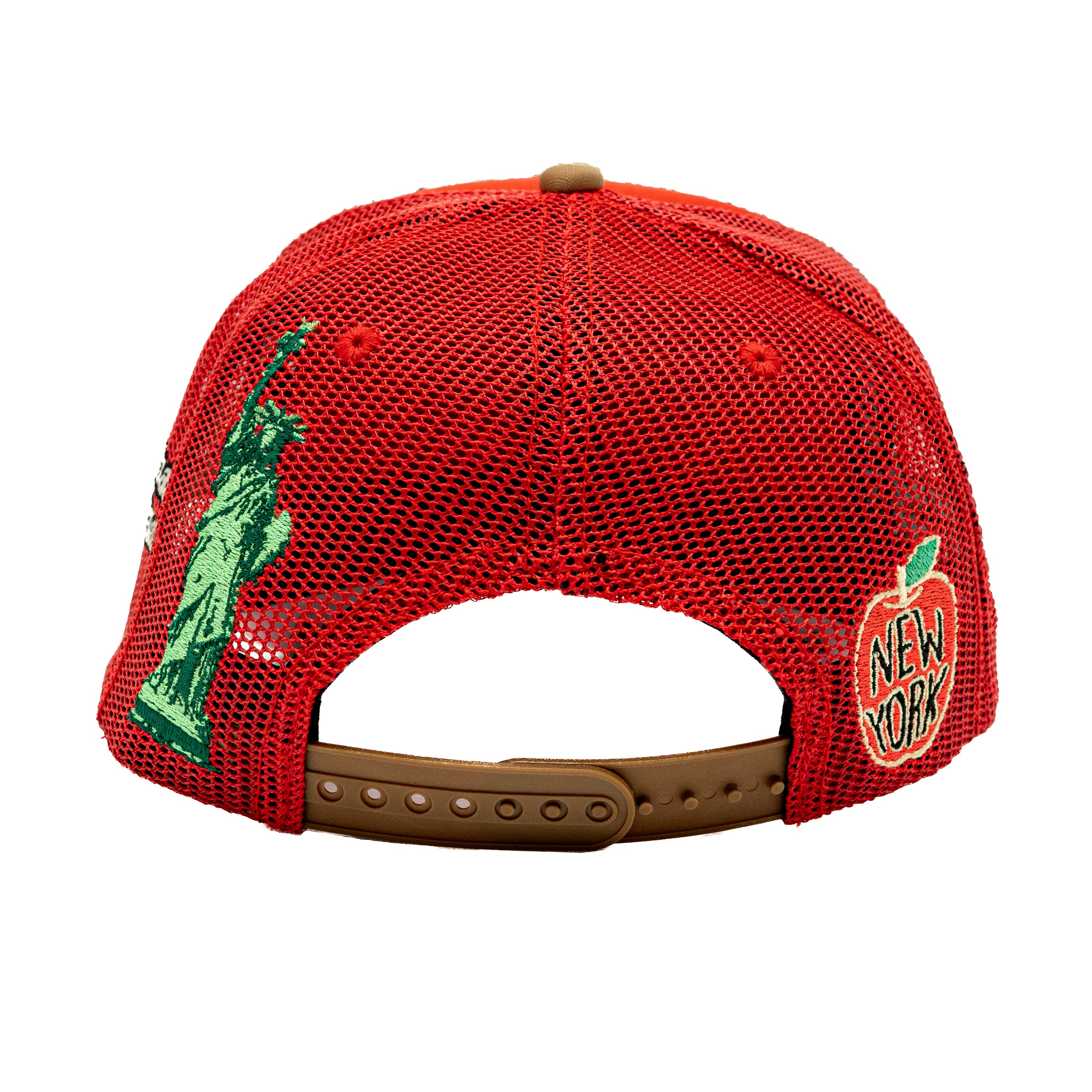New York - Red & Brown