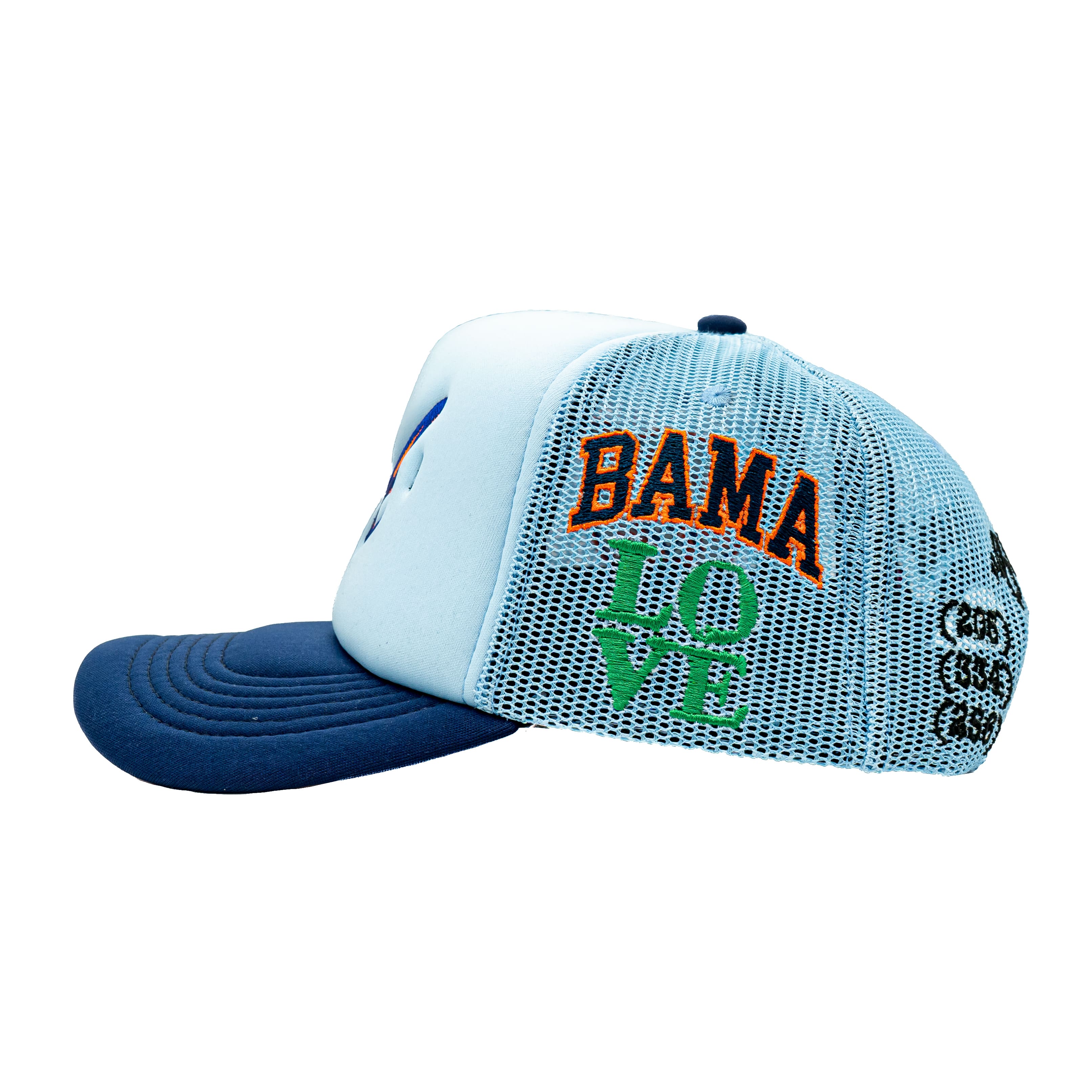 Alabama Hat - Navy & Sky Blue