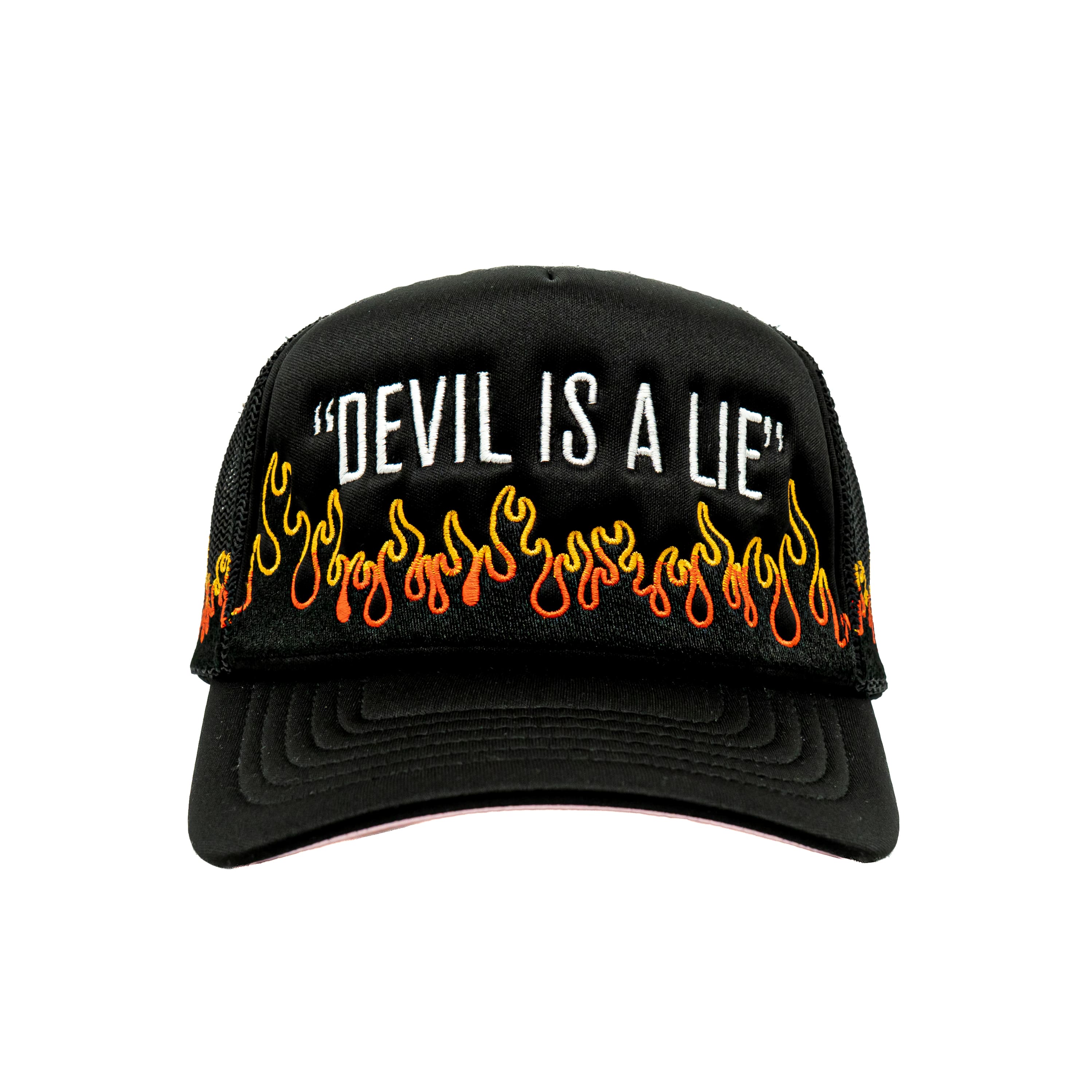 Devil is a Lie- Black Trucker Hat