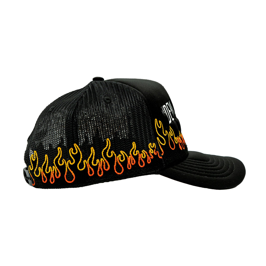 Devil is a Lie- Black Trucker Hat
