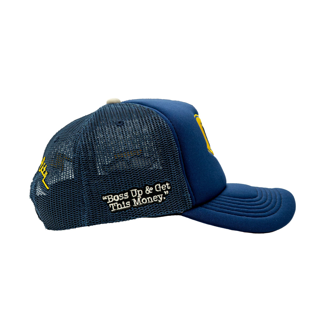 Detroit - Navy Blue & Yellow