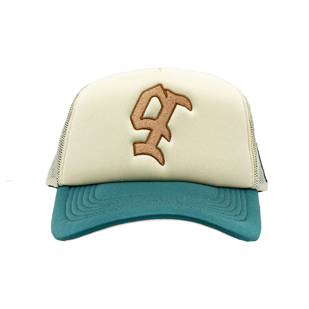 Philly - Teal & Off White
