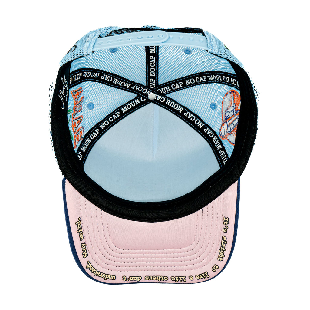 Alabama Hat - Navy & Sky Blue