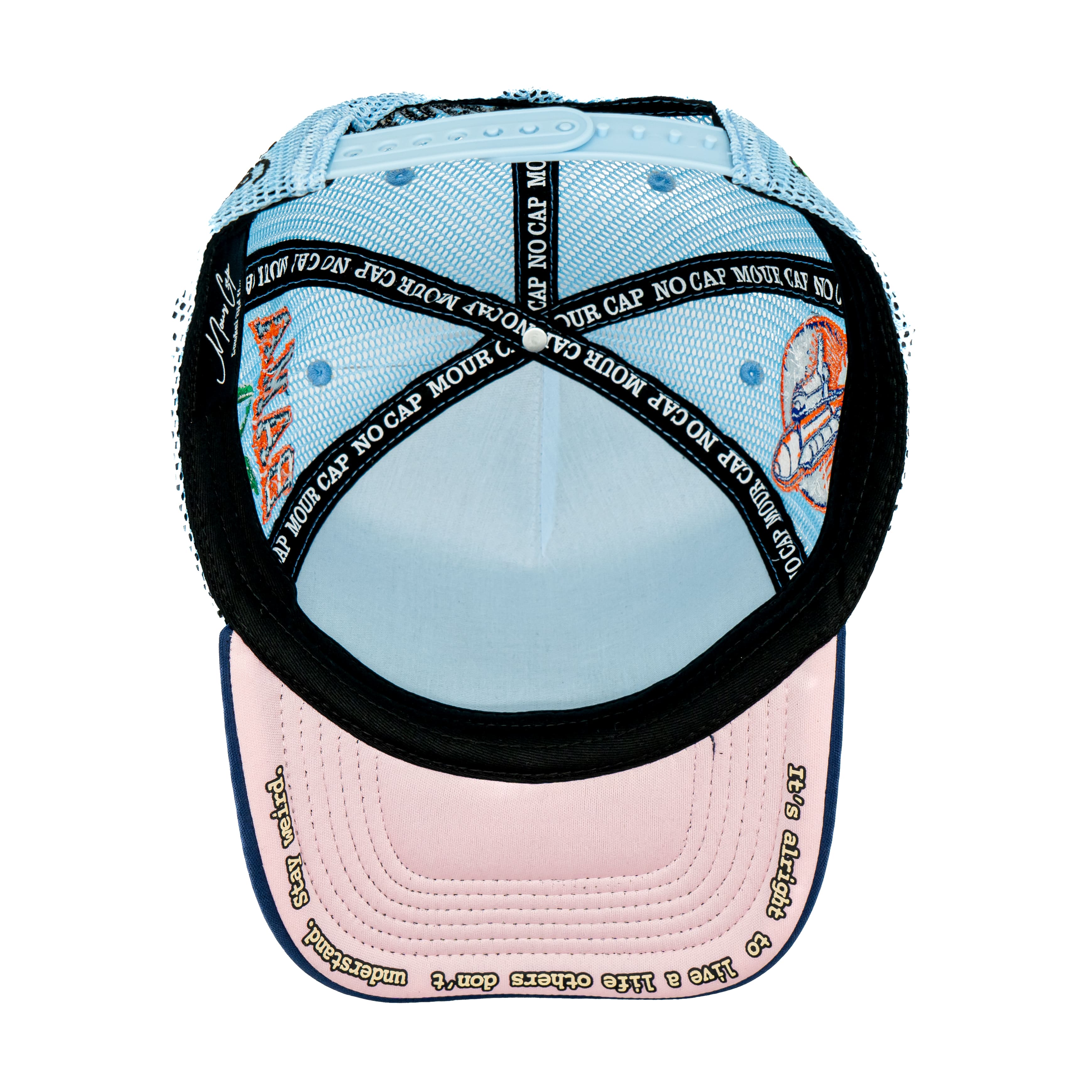 Alabama Hat - Navy & Sky Blue