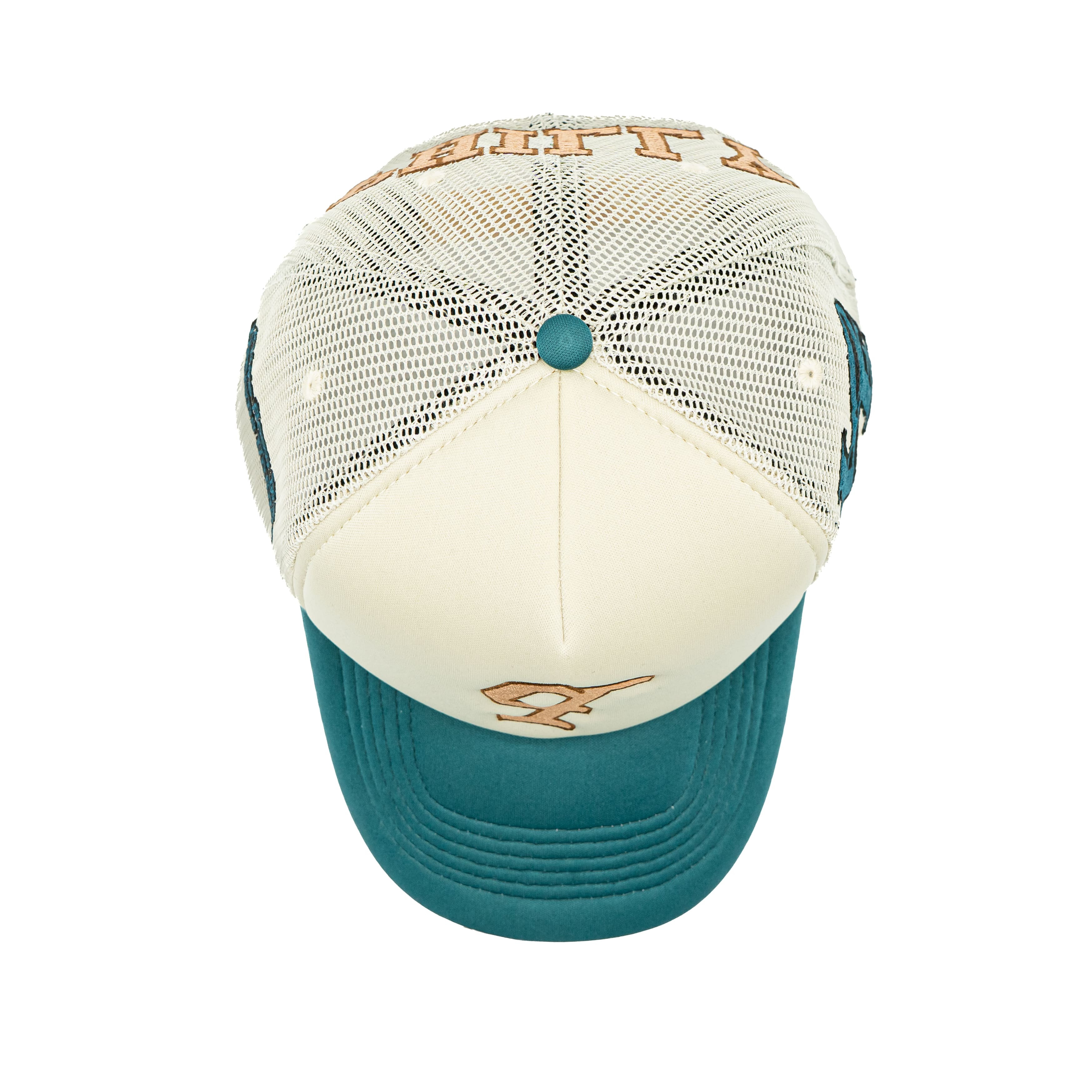 Philly - Teal & Off White
